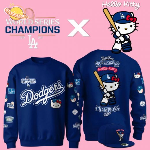 Los Angeles Dodgers Hello Kitty Limited Edition Sweatshirt 2024 – MLB Special Edition