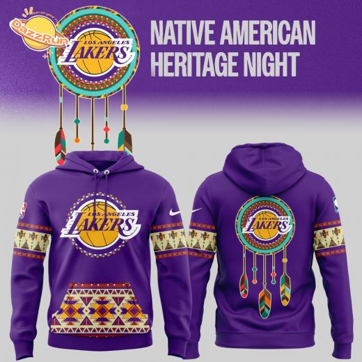 Los Angeles Lakers 2024 Native American Heritage Night Hoodie