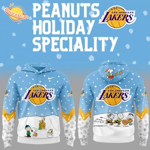 Los Angeles Lakers Peanuts & Snoopy Nike Hoodie – Version 2