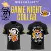 Luffy Joins Lakers One Piece Night Nike Yellow T-Shirt 2024