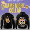 Luffy Joins Lakers One Piece Night Nike Yellow Hoodie 2024 Edition