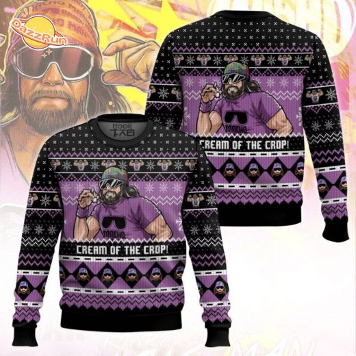 Macho Man Christmas Ugly Sweater Holiday Party Gear