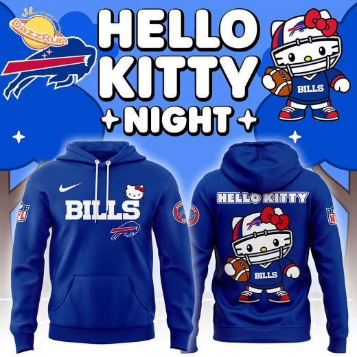 Men’s Nike Buffalo Bills x 2024 Hello Kitty Premium Hoodie