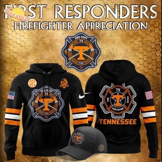 Men’s Nike Tennessee Volunteers Firefighter Appreciation Hoodie – 2024 Limited Edition