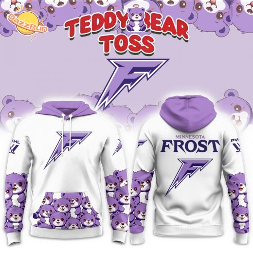 Minnesota Frost Teddy Bear Toss Special Hoodie 2024 – Limited Edition