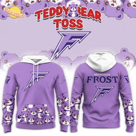 Minnesota Frost Teddy Bear Toss Special Hoodie – Exclusive 2024 Edition