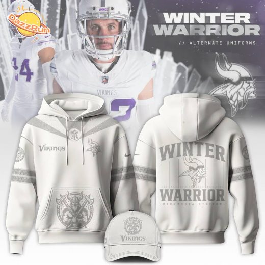 Minnesota Vikings 2024 Winter Warrior Hoodie – Limited Edition