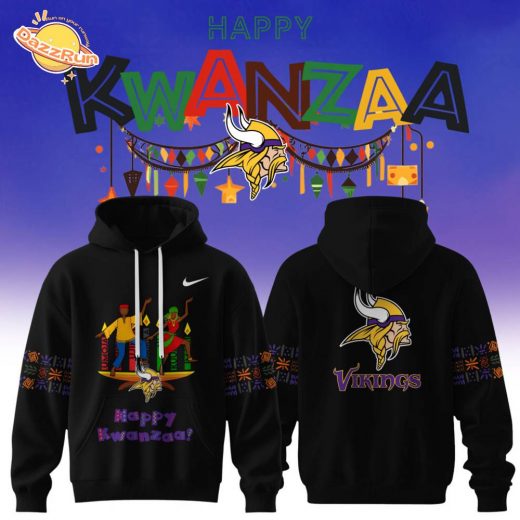 Minnesota Vikings Happy Kwanzaa Nike Hoodie 2024/5 Limited Hoodie