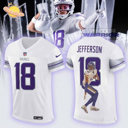 Minnesota Vikings NFL 2024 Limited Edition “Winter Warrior” Nike Jersey – Justin Jefferson