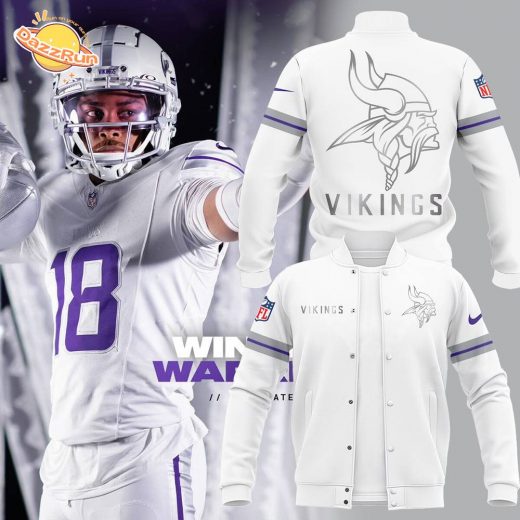 Minnesota Vikings NFL 2024 Limited Edition “Winter Warrior” Nike White Jacket