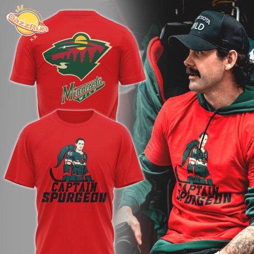 Minnesota Wild Captain Spurgeon 2024 Limited Edition T-Shirt