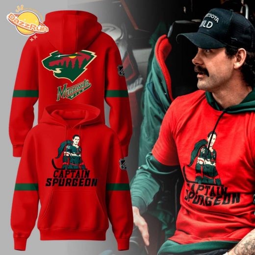 Minnesota Wild Captain Spurgeon 2024 Limited Hoodie