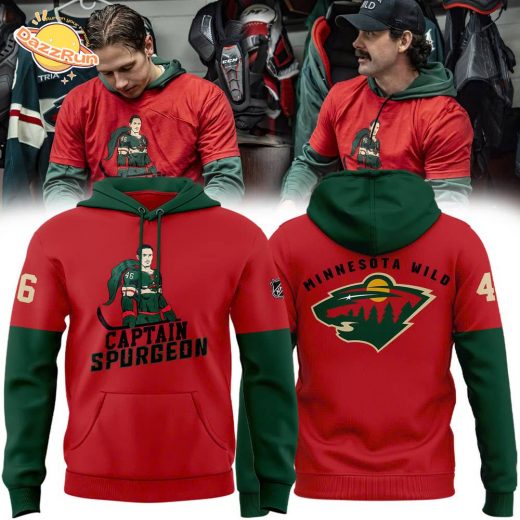 Minnesota Wild Captain Spurgeon Special NHL Hoodie