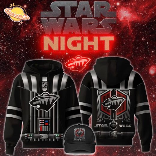 Minnesota Wild Star Wars Night 2024 Hoodie – Black Edition