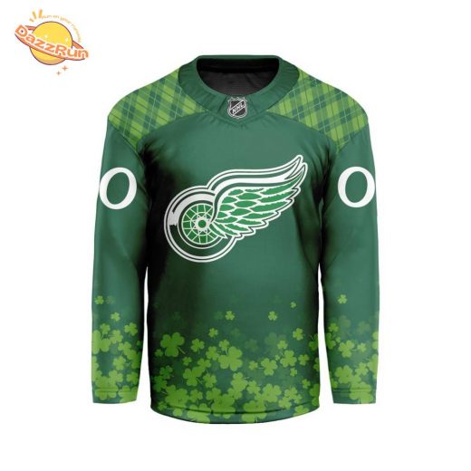 NHL Detroit Red Wings St. Patrick’s Day V-shaped Jersey