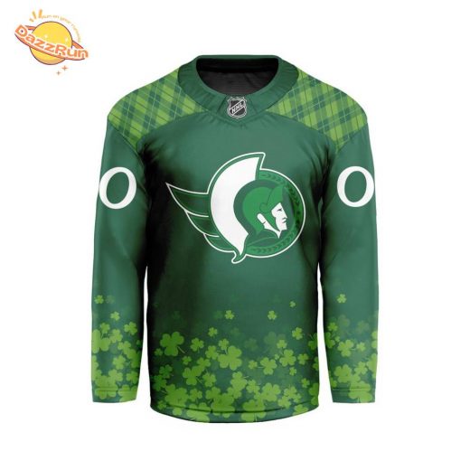 NHL Ottawa Senators St. Patrick’s Day V-shaped Jersey