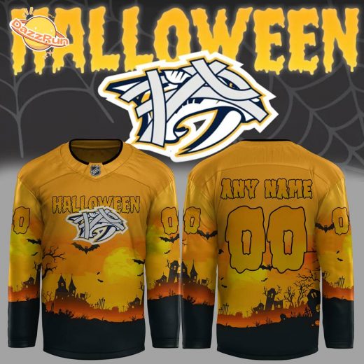 Nashville Predators Halloween Jersey 2024 – Limited Edition NHL