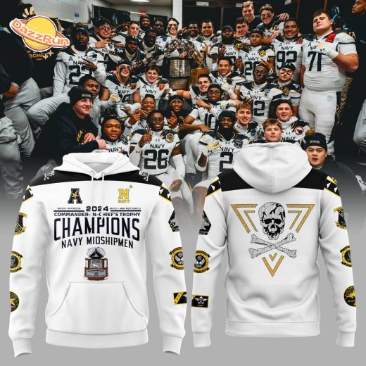 Navy Midshipmen 2024 C.I.C. Trophy Champions Limited Edition Hoodie