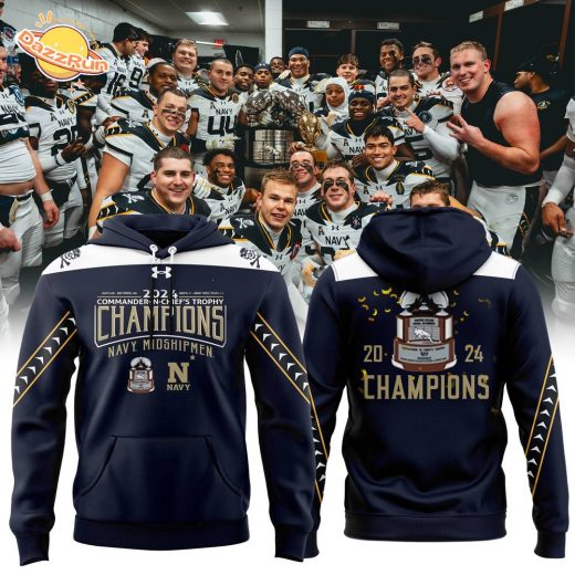 Navy Midshipmen 2024 Champions Hoodie – Premium Edition