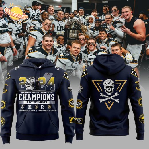 Navy Midshipmen CIC Trophy Champions Limited Edition 2024 Hoodie – Special Release