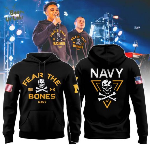 Navy Midshipmen Football Jolly Rogers 2024 Hoodie – Limited Edition