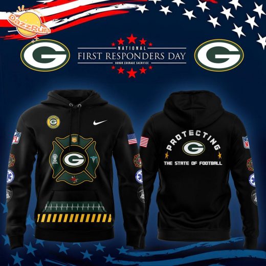 Nike Green Bay Packers 2024 First Responders Day Pullover Hoodie