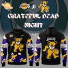 Limited Edition Los Angeles Lakers Grateful Dead Night Nike Hoodie