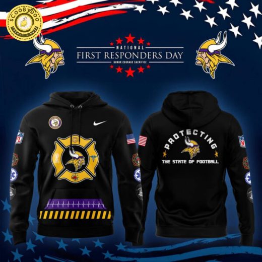 Nike Minnesota Vikings 2024 First Responders Day Limited Hoodie