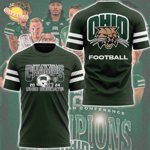 Ohio Bobcats 2024 Football Champions Special Edition T-shirt