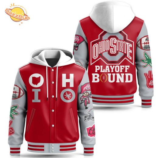 Ohio State Buckeyes Playoff Bound Baseball Jacket – Fan Edition