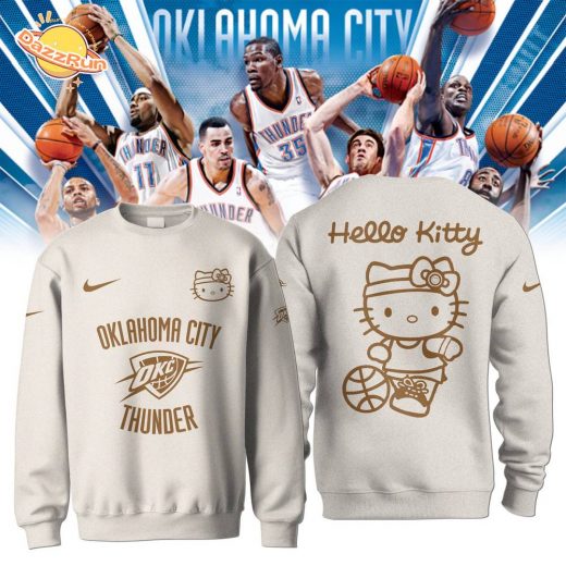 Oklahoma City Thunder x Hello Kitty 2024 Limited Edition Sweatshirt