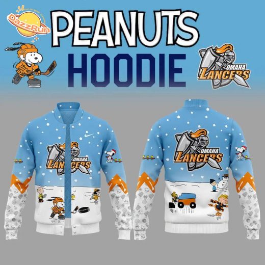 Omaha Lancers Peanuts x Snoopy Nike Bomber Jacket 2024