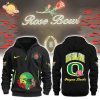 Oregon Duck Rose Bowl Game 2025 Playoff Black Hoodie Limited