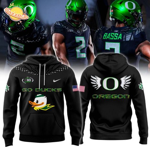 Oregon Ducks 2024 Big Ten Championship Game Football Hoodie