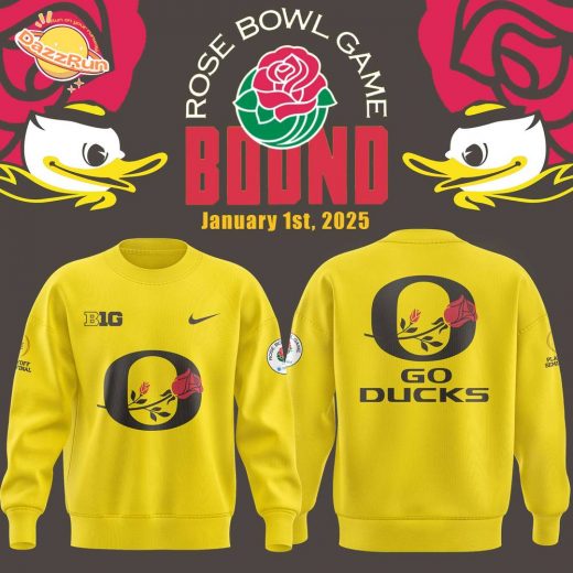 Oregon Ducks 2024 Rose Bowl Game Limited Edition Sweatshirt (Version 2)