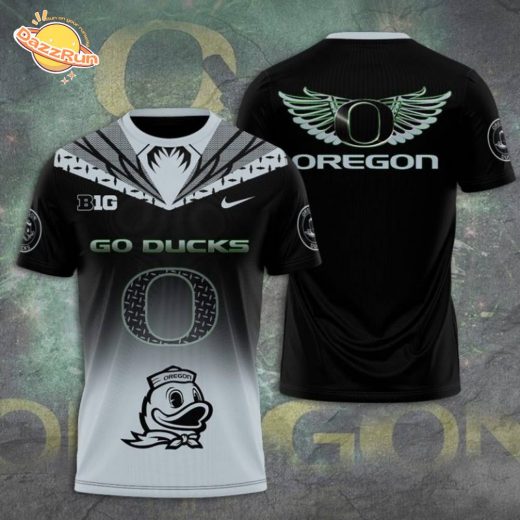 Oregon Ducks Football 3D T-Shirt – 2024 Edition