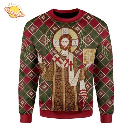 Orthodox Christianity Christmas Ugly Sweater Holiday Religious Apparel