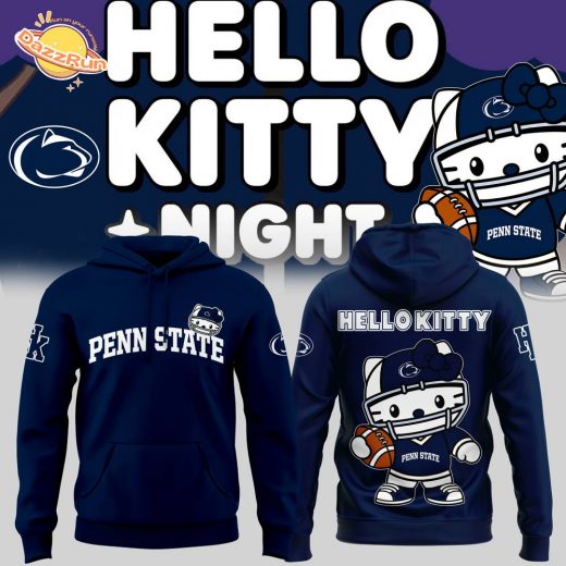 Penn State Nittany Lions 2024 Special Edition Hello Kitty Football Hoodie