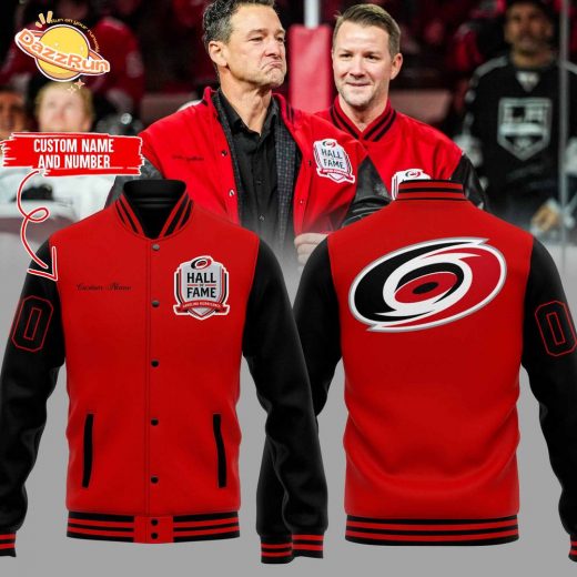 Personalized Hall of Fame Carolina Hurricanes Bomber Jacket 2024