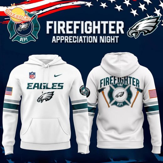 Philadelphia Eagles 2024 Firefighter Appreciation Limited Edition Hoodie