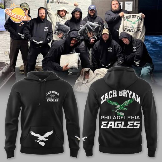 Philadelphia Eagles 2024 x Zach Bryan Limited Edition Hoodie