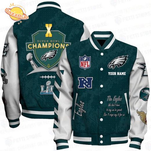 Philadelphia Eagles Custom Jacket – Personalized NFL 2024 Edition