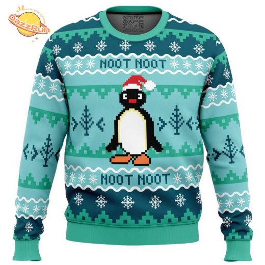 Pingu NOOT NOOT Ugly Christmas Sweater