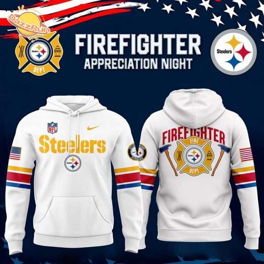 Pittsburgh Steelers 2024 Firefighter Appreciation Limited Edition Hoodie