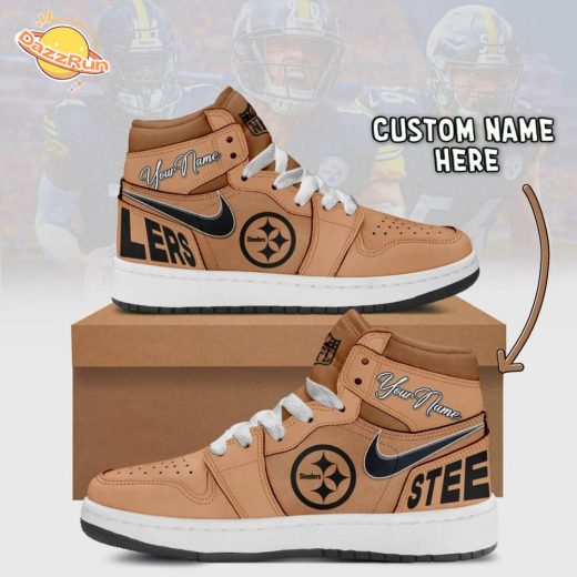 Pittsburgh Steelers Brown Air Jordan 1 Shoes – Limited Edition