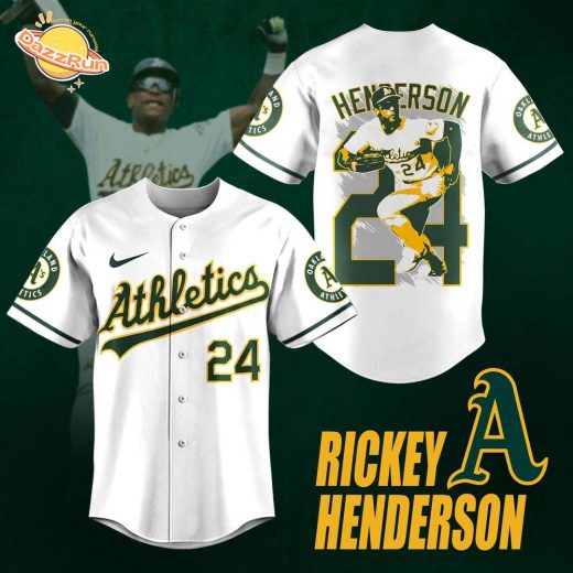 Rickey Henderson Baseball Jersey Limited Edition 2024