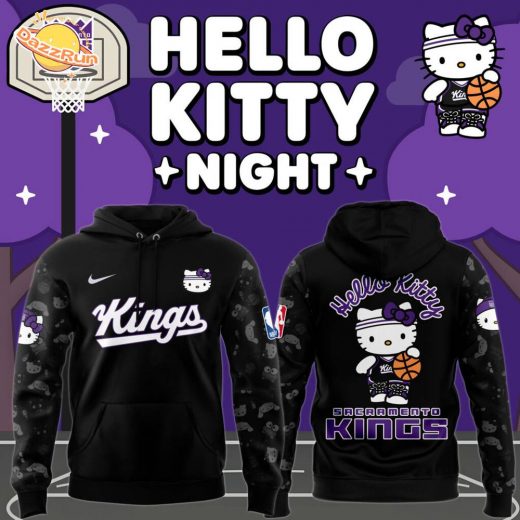 Sacramento Kings 2024 Hello Kitty Night Limited Edition Pullover Hoodie