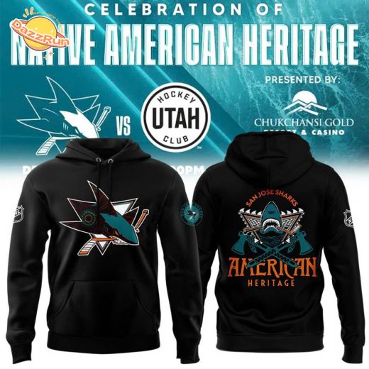 San Jose Sharks 2024 Native American Heritage Night Hoodie – Limited Edition