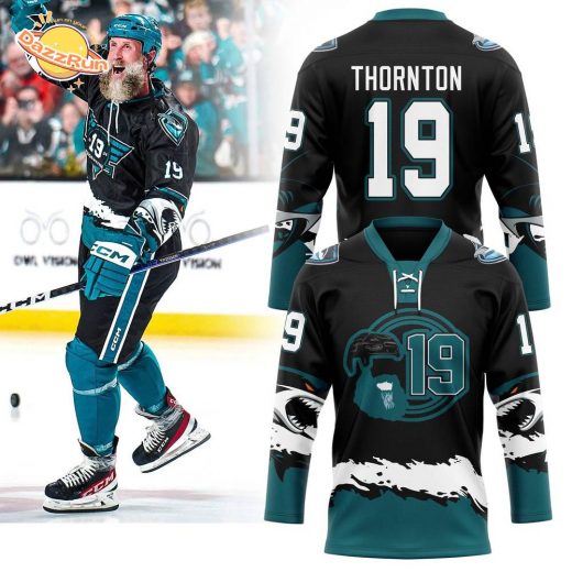 San Jose Sharks Joe Thornton #19 Retirement Celebration Jersey – 2024 Edition