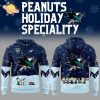 San Jose Sharks Peanuts & Snoopy Night Nike Hoodie – 2024 Edition